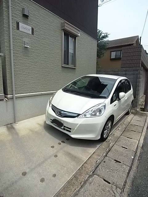 ソレイユの駐車場