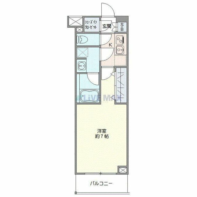 クレイシアIDZ祐天寺Ⅱの間取り