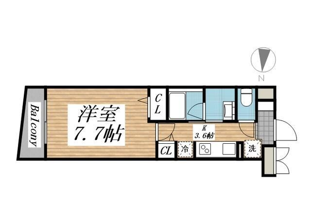 クリオ　ラモード学芸大学Ⅱの間取り