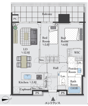 SKY DUO PARK VILLAGE T棟 17階の画像