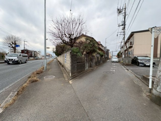 【前面道路含む現地写真】 | 川越市富士見町　建築条件なし売地　東武東上線『川越駅』徒歩12分　【仙波小学区】