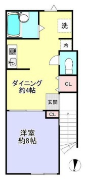 メゾンサイトウ８の間取り