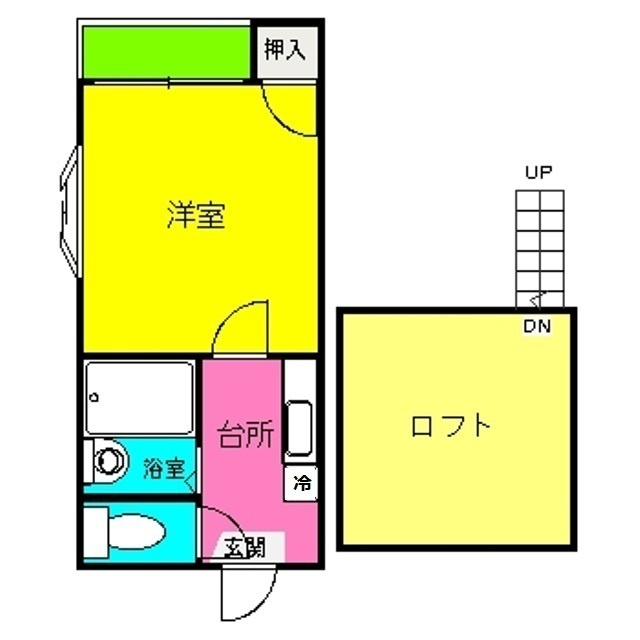 コンフォルト博多Ⅰの間取り