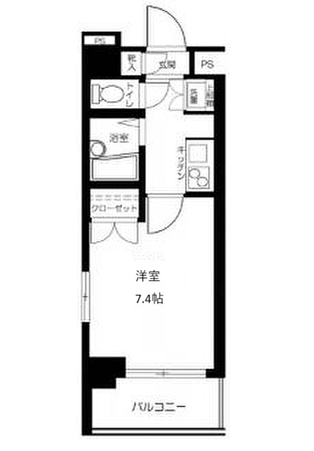 スカイコート神田須田町の間取り