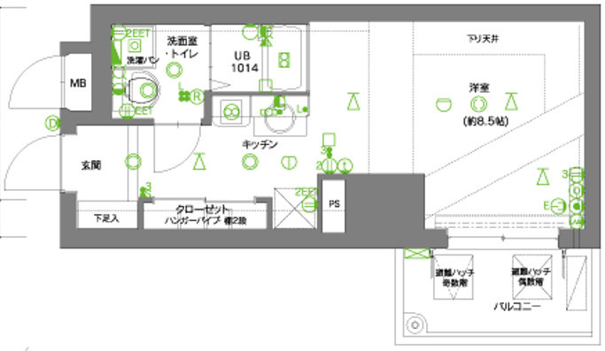 サヴォイ オーサーズ プレイスの間取り