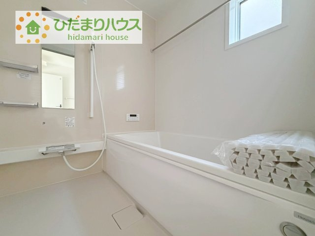 【浴室】 | 我孫子市東我孫子1丁目第1期　新築戸建　2号棟 | 大人が足を伸ばしても十分な広さ！一人でゆっくりくつろぐ時間も大切です！