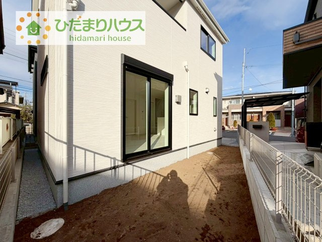 【庭】 | 我孫子市東我孫子1丁目第1期　新築戸建　2号棟 | お庭付物件になります！お庭遊びや、プールなどお子様も大喜び(^^)