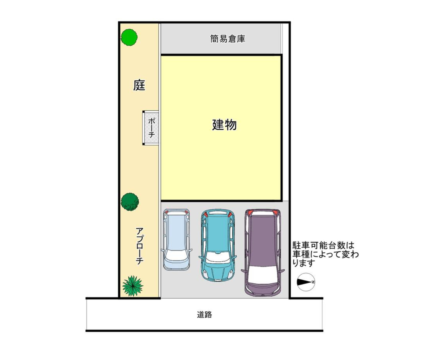 【ルナハウス】　沖縄県沖縄市1棟貸賃貸「米軍賃貸中」の区画図