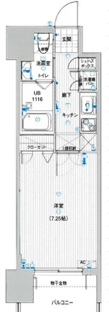 サヴォイ　ザ・パームストリートの間取り