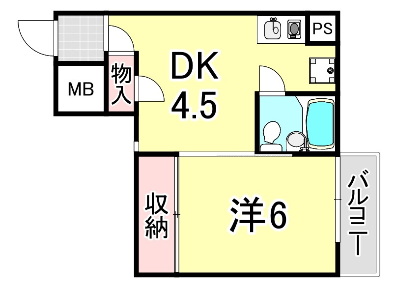パラツィーナ立花の間取り