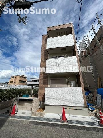 フジパレス尼崎園田Ⅰ番館の外観|落ち着いた雰囲気の外観です