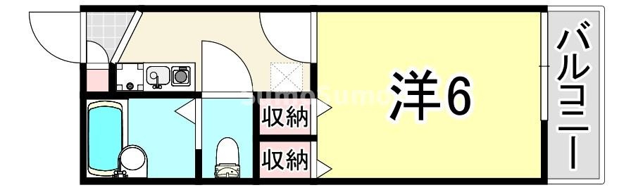 レオパレスヴィブレの間取り