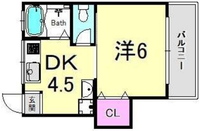 ビタミンテラス神仙寺の間取り