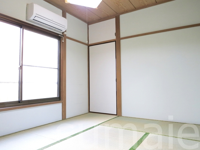 タマハイツの寝室|和室なので図面より広々感じます♪