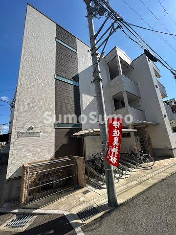 フジパレス塚口東Ⅴ番館の外観|外観は落ち着いています