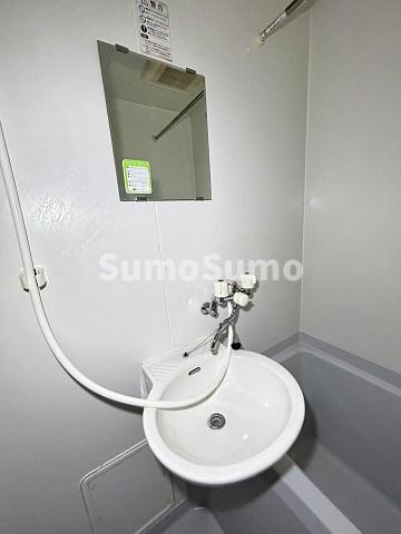 レオパレスルミエールの洗面所|忙しい朝には欠かせない洗面所です
