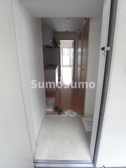 パークフラッツ尼崎の玄関|収納もある玄関です