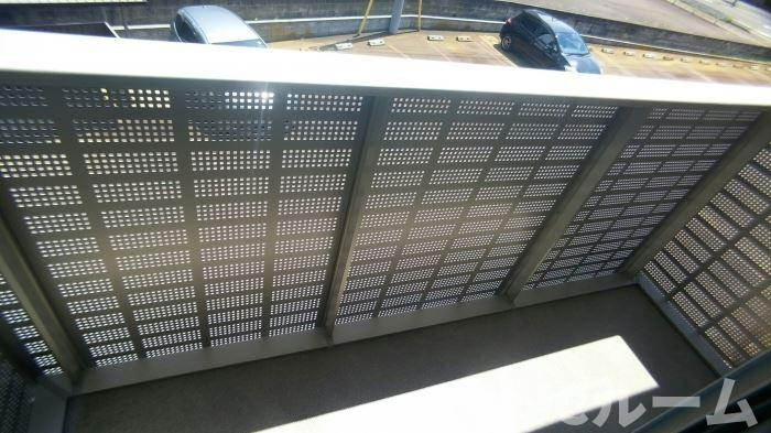 プラムコート木田 Aのバルコニー