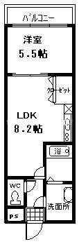 フジパレス尼崎西の間取り