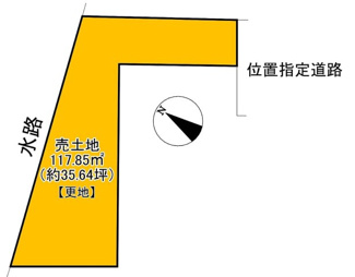 【土地図】 | 大津市堅田1丁目13　売土地