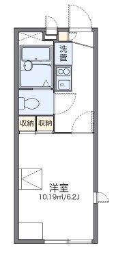 レオパレスオービラージュの間取り