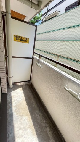 ジョイフル祐天寺のバルコニー