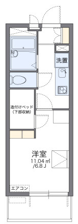 レオパレスエスペランザの間取り