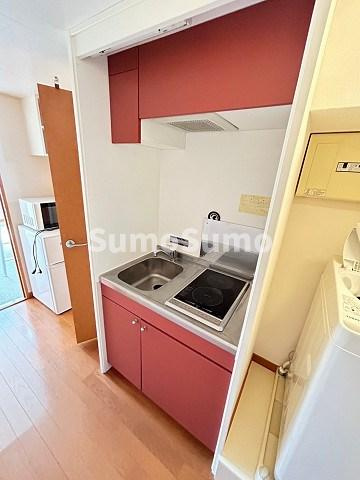 レオパレスルフランのキッチン|キッチンでお料理をお楽しみください