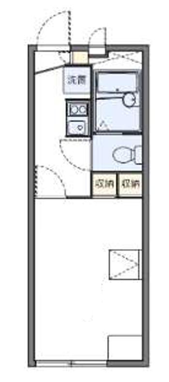 レオパレスベル芦屋の間取り