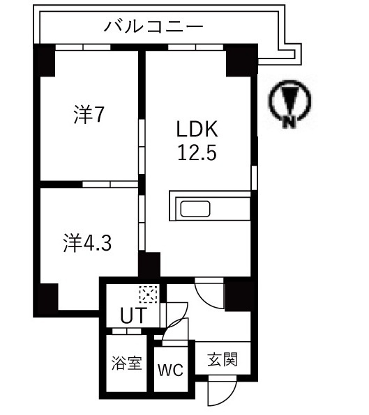 シティコート目黒4号棟の間取り| 