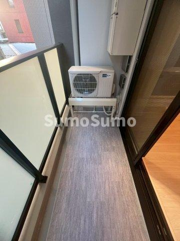 ジオエント白金台のバルコニー