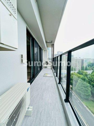ジオエント白金台のバルコニー