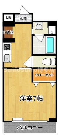 シャローム室見の間取り