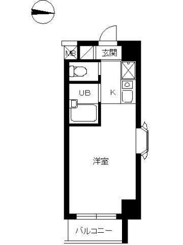スカイコート駒場東大前の間取り|間取図