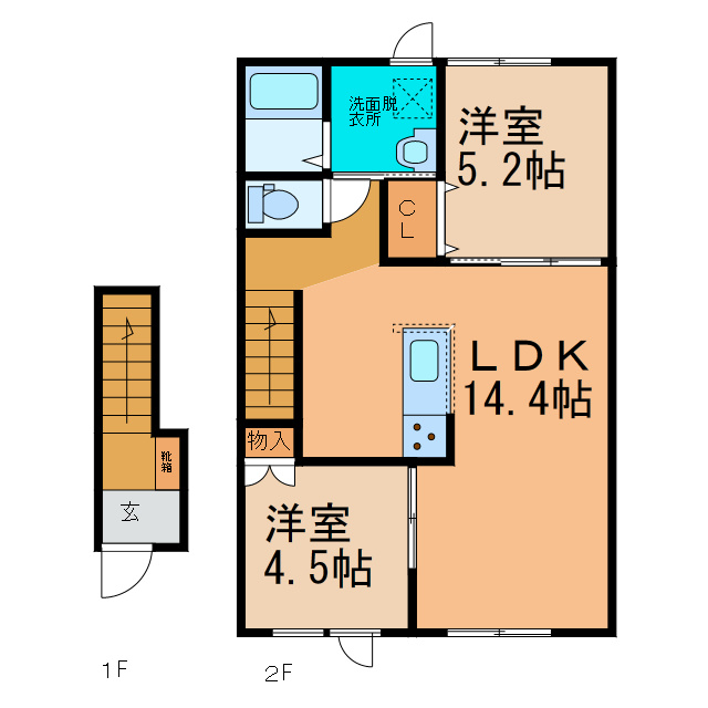 HOUSE KⅣの間取り