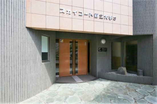スカイコート都立大学第３のエントランス