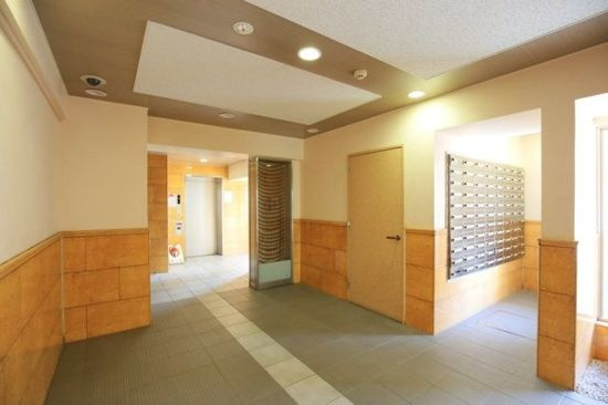 スカイコート都立大学第３のロビー