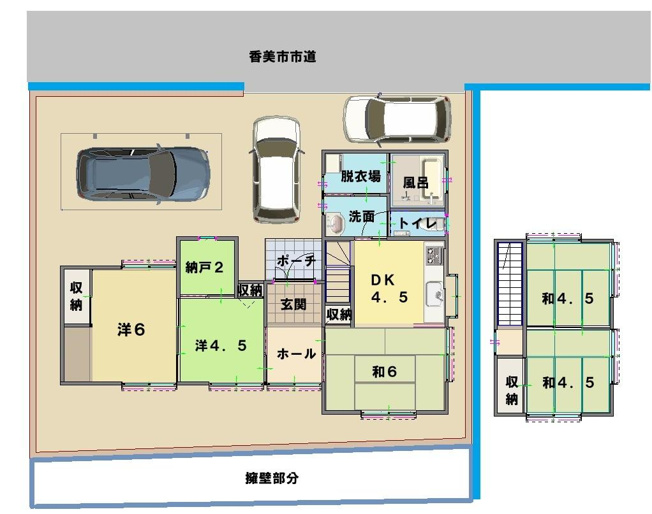 【間取り】 | 香美市土佐山田町