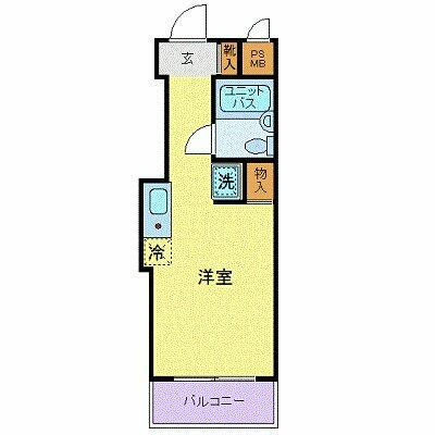 スカイコート世田谷用賀の間取り