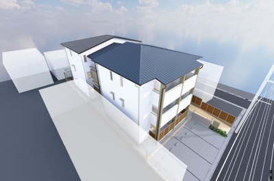 【外観】 | Hygge伏見 | 建設中のため、イメージ画像です