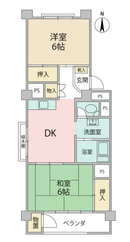 富岡シーサイドコーポK棟の画像