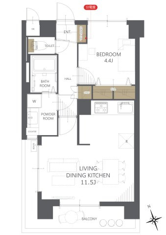 【間取り】角一サンハイツ神谷 