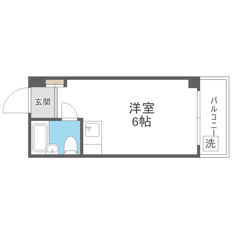 大阪市西区九条１丁目の賃貸マンションの間取り