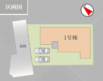【区画図】 | KIS鴻巣市宮前9期　LIGARE　新築戸建　全1棟　1号棟