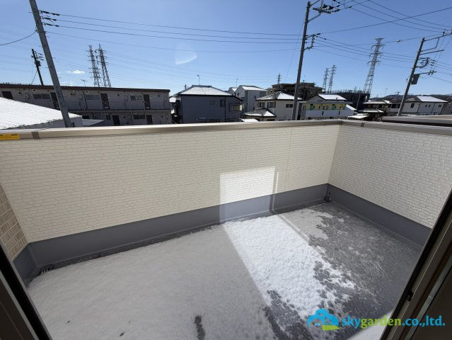 平塚市御殿　新築戸建　全4棟4棟のバルコニー