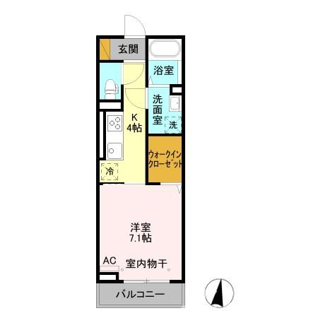 レフィナードCの間取り