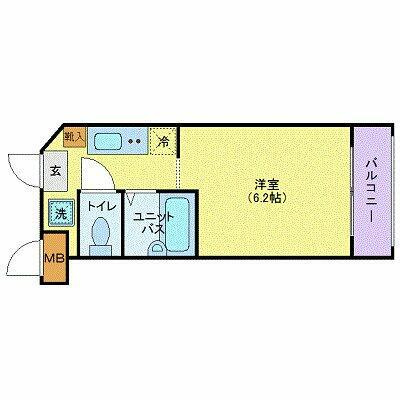 スチューデントハイツ代々木上原の間取り| 