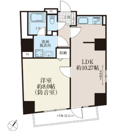 ＶＯＲＴ白山レジデンスの間取り