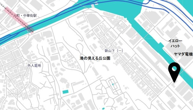 BPRレジデンスMotomachi Bay Sideの地図