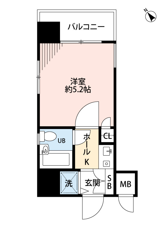 ダイナコート大博通りの間取り